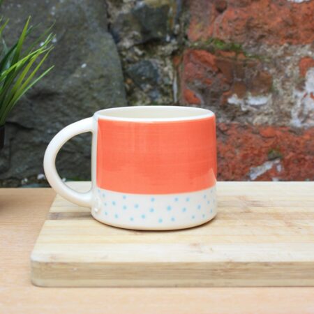 Polka Dot Mango & Malibu Mug