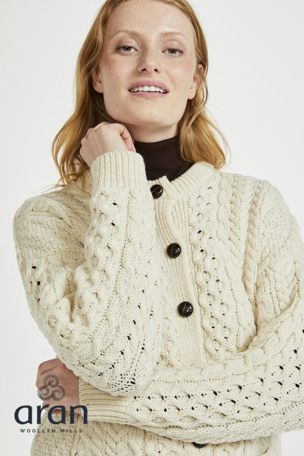 Aran_Woollen_Mills_Lumber_Cardigan_Natural_Studio_Image