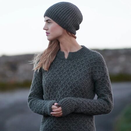 Fisherman_Honeycomb_Sweater_Kahki