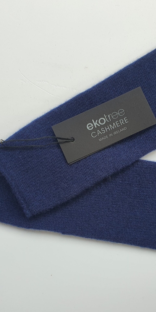 Cashmere Handwarmers in Navy